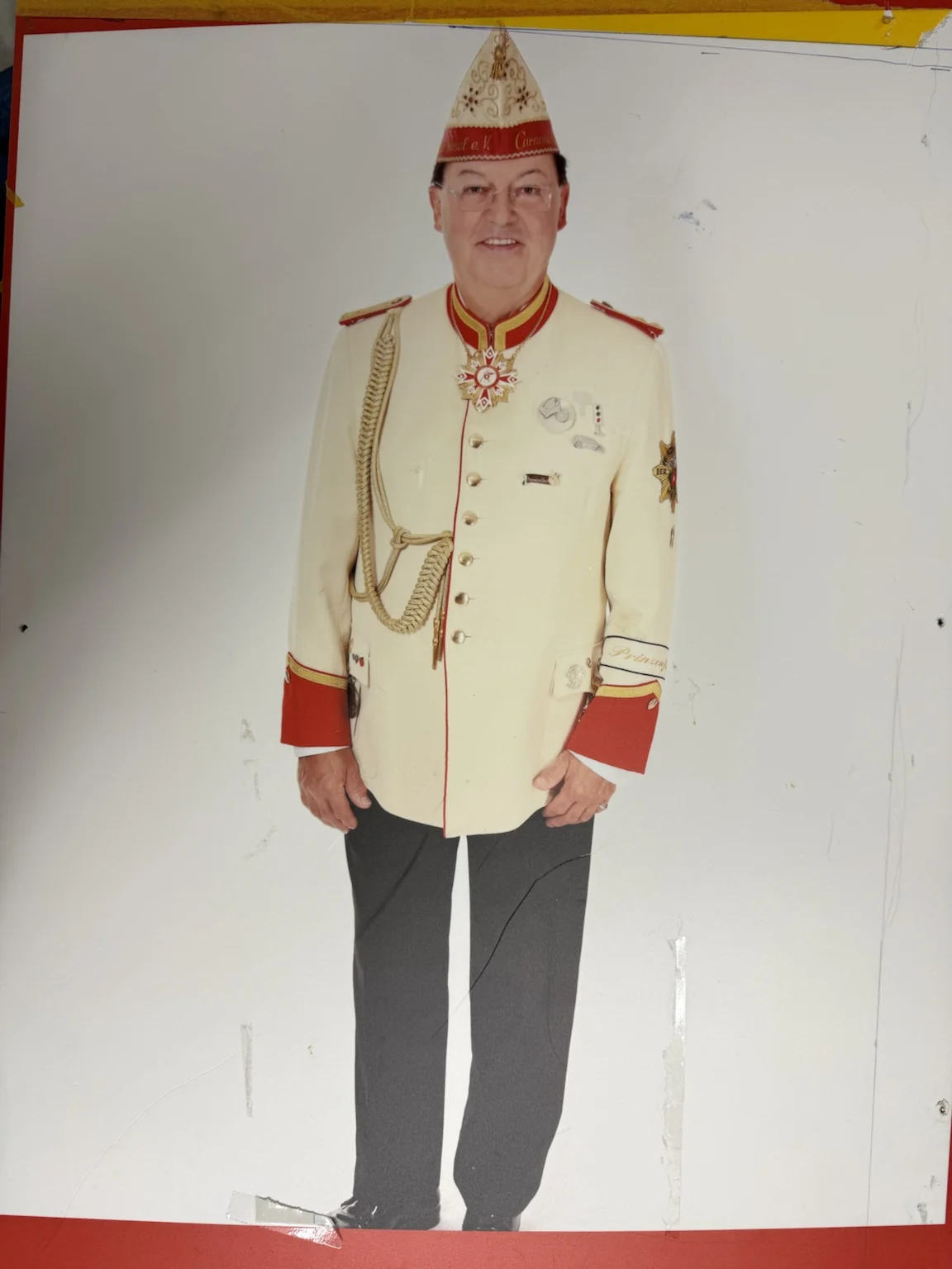 Luc Eben als jüngerer Prinzenführer