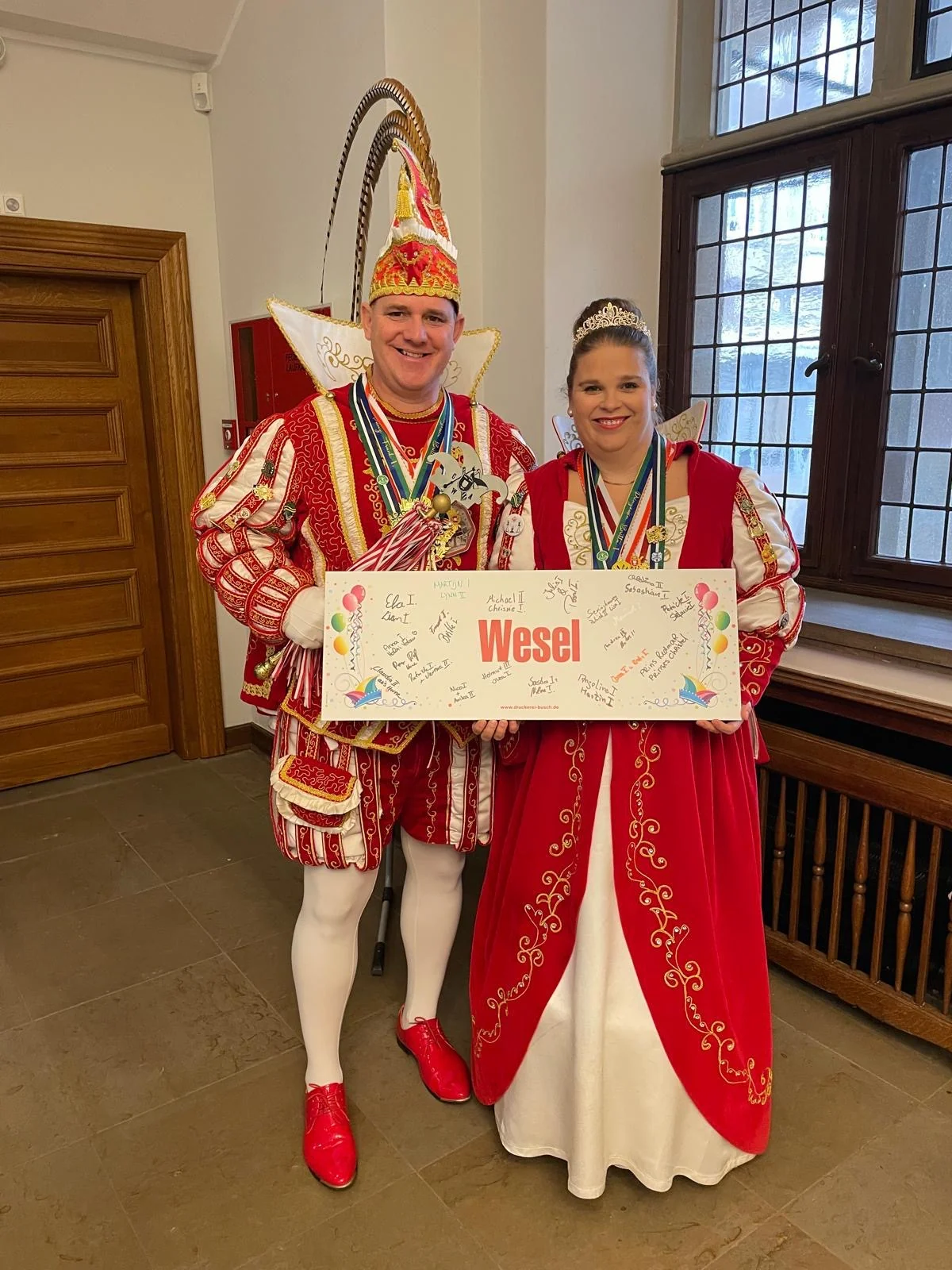 Prinz Patrick II. und Prinzessin Stephanie I. in der Session 2024/25