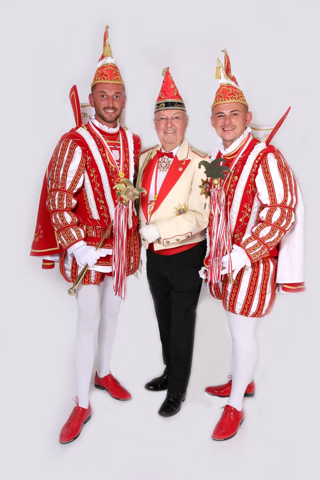 Prinz Sebastian I., Prinz Tim I. und Luc Eben